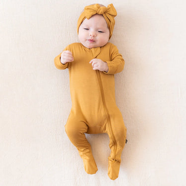 Kyte Baby Zippered Footie, Marigold